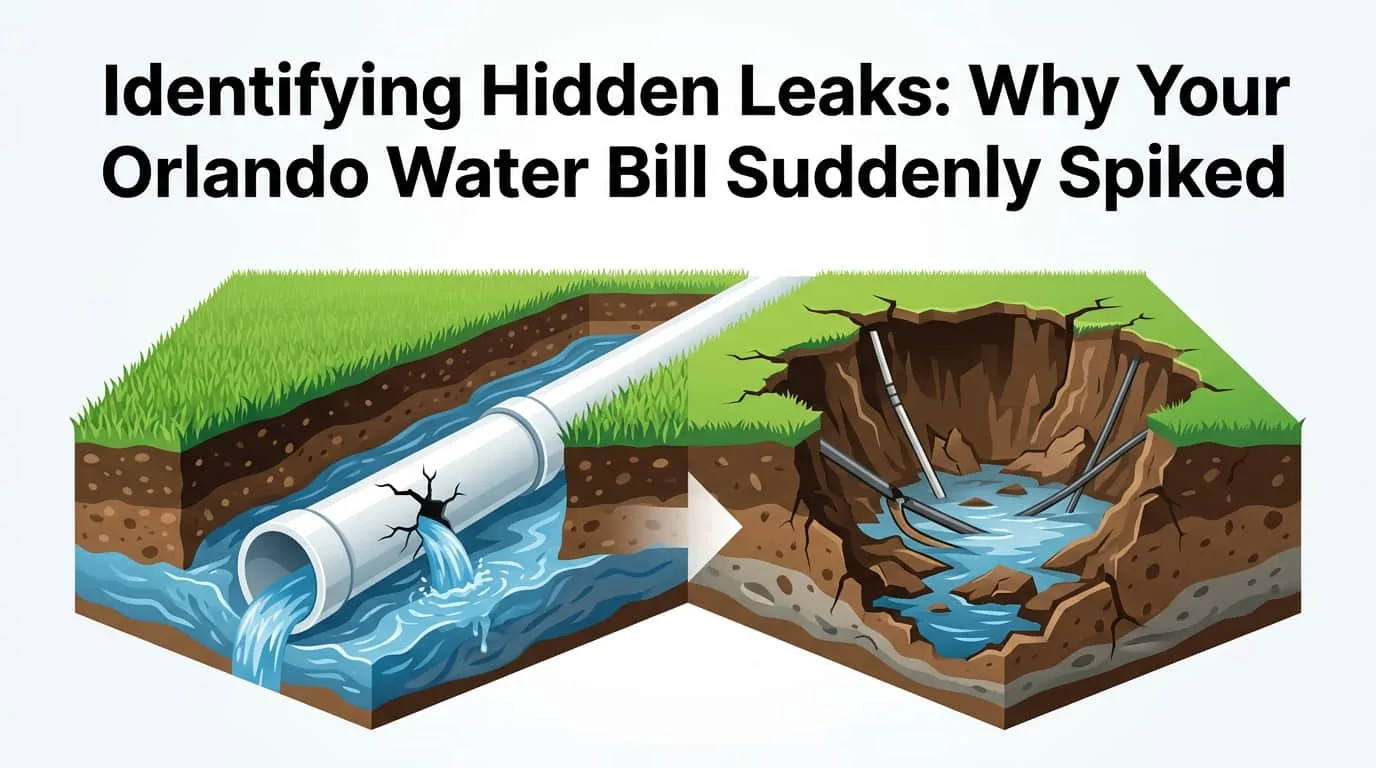 Why Your Orlando Water Bill Spiked (How to Find Hidden Leaks)